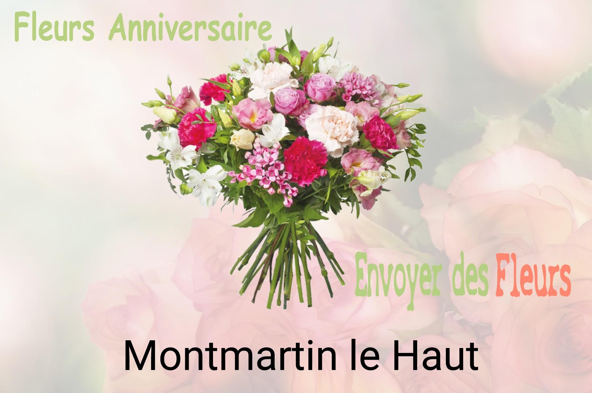 Bouquet de fleurs d’anniversaire livré à Montmartin-le-Haut