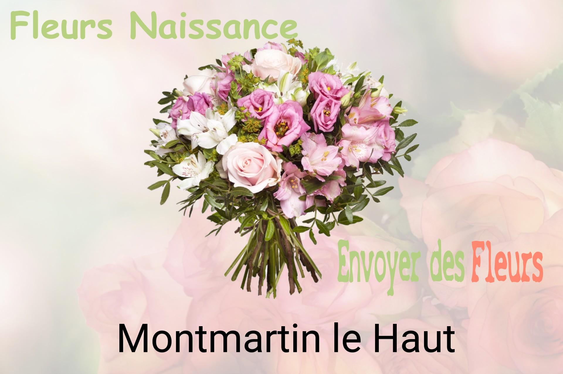 Bouquet de fleurs de naissance livré à Montmartin-le-Haut